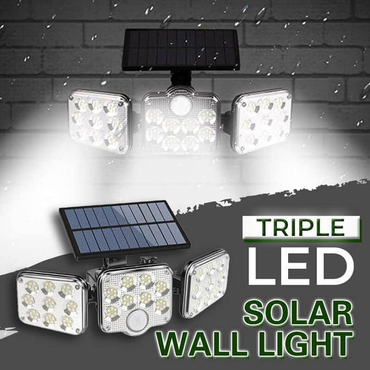 💥50% OFF TODAY ONLY⏰HURRY!🔥Triple LED Solar Wall Light