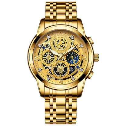 🎁Hot Sale 50% OFF⏳Men's Waterproof Quartz Hollow Out Design Watch