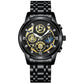 🎁Hot Sale 50% OFF⏳Men's Waterproof Quartz Hollow Out Design Watch