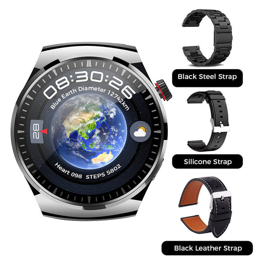 ✨Newly arrived✨ Watch 4 PRO Round Smartwatch: Bluetooth calling, waterproof and smart voice assistant for your active life! 💪⌚