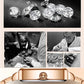 🎁Hot Sale 50% OFF⏳Fashion Square Ladies Rose Gold Diamond Watch