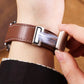 ⏳FLASH SALE! 50% OFF! 🔥Fashion Magnetic Folding Buckle High Quality Leather Smart Watch Band For Apple Watch