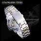 ✨Hot Sale 50% Off🔥Men's High-End Popular Rhinestone Skeleton Manual Mechanical Watch
