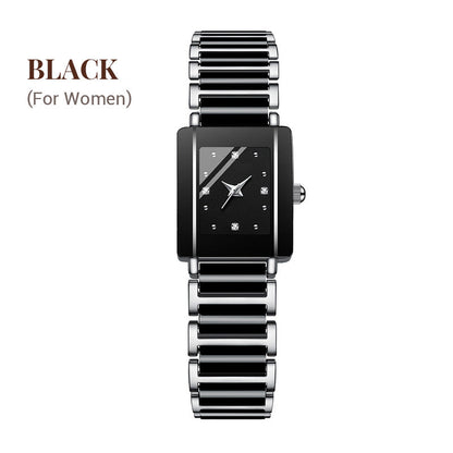 ⏳FLASH SALE! 50% OFF! 🔥Couple Models Fashion Ceramic Square Quartz Watch