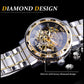 ✨Hot Sale 50% Off🔥Men's High-End Popular Rhinestone Skeleton Manual Mechanical Watch