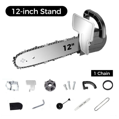 ⏳Time-limited Special🔥Angle Grinder Converted Electric Chainsaw Kit