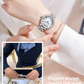 🎁Hot Sale 50% OFF⏳💘Luminous Ladies Steel Strap Waterproof Quartz Watch