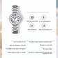 🎁Hot Sale 50% OFF⏳💘Luminous Ladies Steel Strap Waterproof Quartz Watch