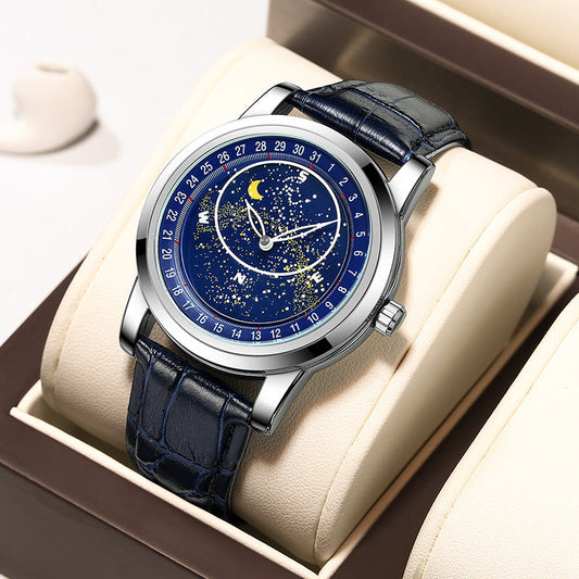 ✨Hot Sale 50% Off🔥Men's high-end rotating full sky starry sky fashion automatic mechanical watch waterproof luminous