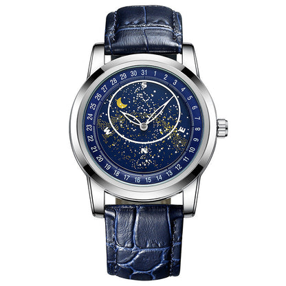 ✨Hot Sale 50% Off🔥Men's high-end rotating full sky starry sky fashion automatic mechanical watch waterproof luminous