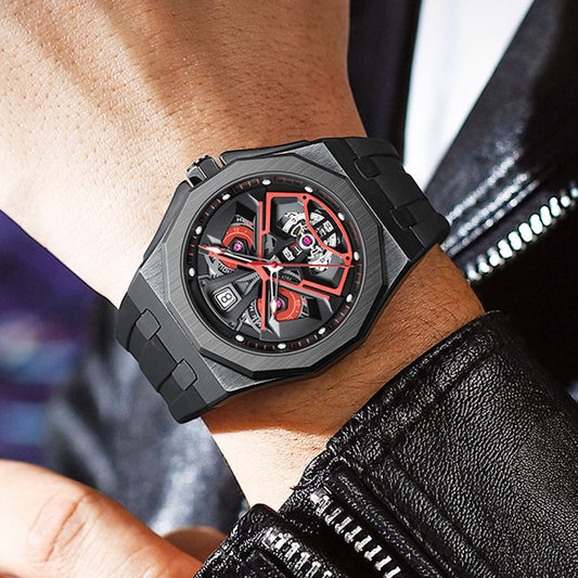 🎁Hot Sale 50% OFF⏳Men's Hollow-out Fashionable Waterproof Quartz Watch ⌚