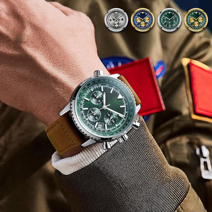 🎁Hot Sale 50% OFF⏳Men's Multifunction Chronograph Waterproof Date Analog Quartz Watch