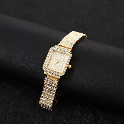 🎁Hot Sale 50% OFF⏳Fashion Jewelry Faux Full Diamond Watch for Women