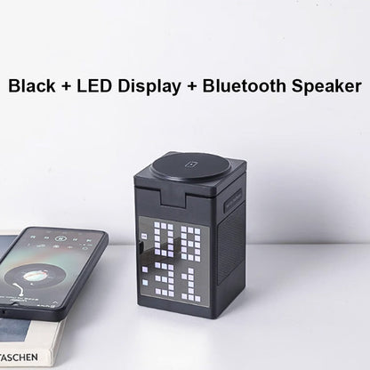 ⏳FLASH SALE! 50% OFF! 🔥Multifunctional Charging Station with Built-in Bluetooth Speaker & Clock