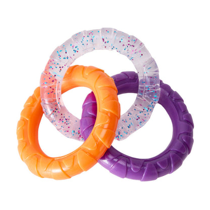 Interactive Dog Chew Rings Toy