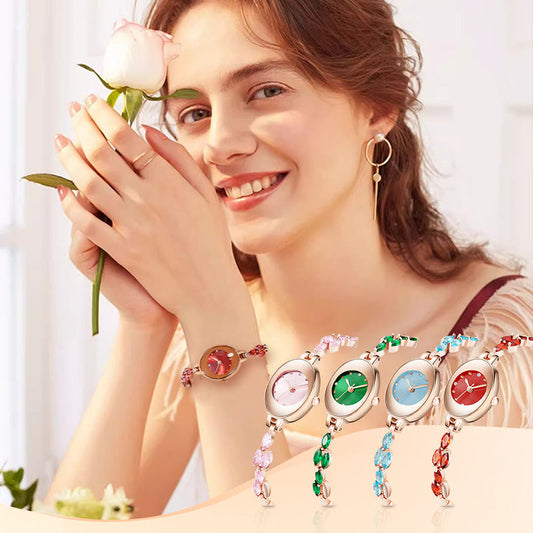 ⏳FLASH SALE! 50% OFF! 🔥Womne's Colored Zircon Bracelet Watch