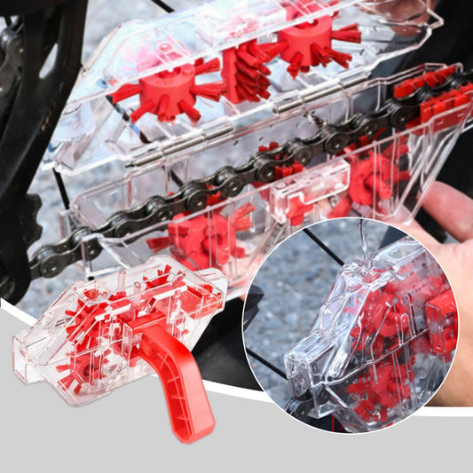 🔥HOT SALE 50%OFF🔥Transparent Shell Bicycle Chain Cleaner Tool