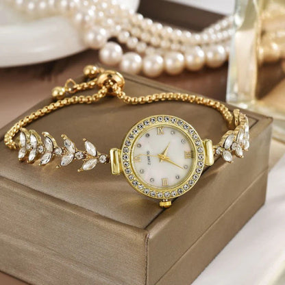 ✨Hot Sale 50% Off🔥Women’s Elegant Adjustable Glossy Bracelet Watch⌚
