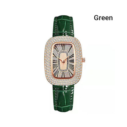 🎁Hot Sale 50% OFF⏳💕Women Square Luxury Crystal Rhinestone Diamond Watches