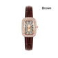 🎁Hot Sale 50% OFF⏳💕Women Square Luxury Crystal Rhinestone Diamond Watches