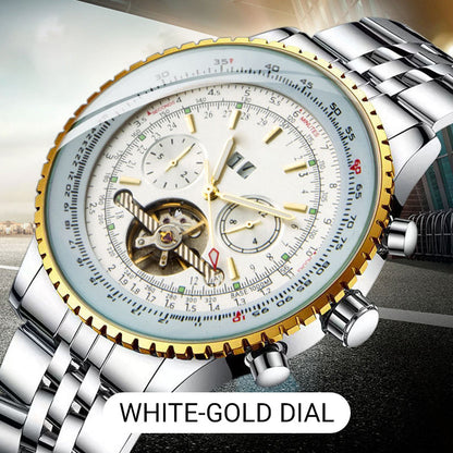 ✨Hot Sale 50% Off🔥Classic Business Skeleton Tourbillon Mechanical Watch