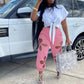 🌸👖Women's Casual Pants with Ripped Holes