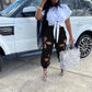 🌸👖Women's Casual Pants with Ripped Holes