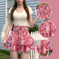 😍LAST DAY PROMOTION - 50%OFF💕Lightweight Slimming Floral Ruffle Tiered Skirt✨