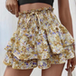 😍LAST DAY PROMOTION - 50%OFF💕Lightweight Slimming Floral Ruffle Tiered Skirt✨